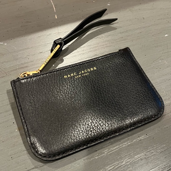 Marc Jacobs Black Coin Card Key Pouch Wallet - Picture 4 of 13